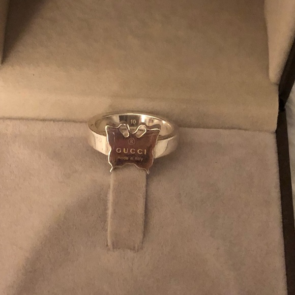 gucci trademark butterfly ring